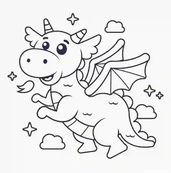  نقاشی سیاه قلم ساده کودکانه