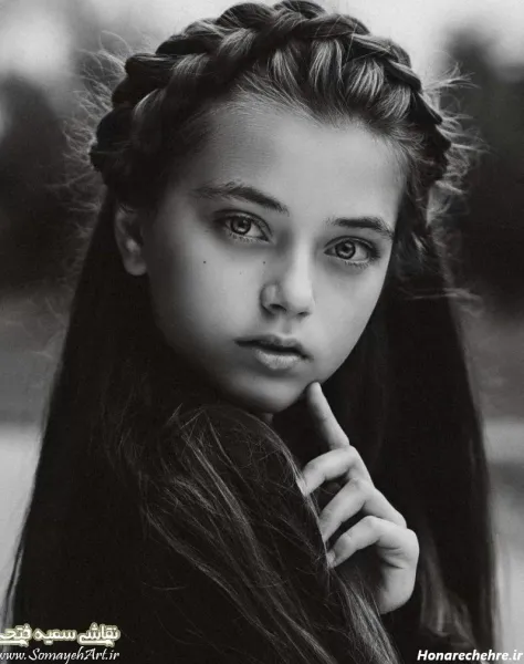  نقاشی سیاه قلم ساده کودکانه