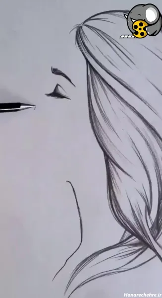  عکس سیاه قلم چهره دختر