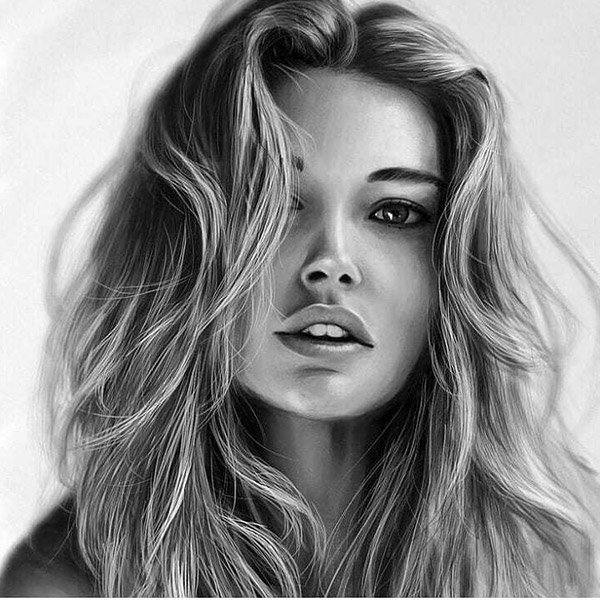  عکس چهره برای طراحی سیاه قلم ساده پسرانه