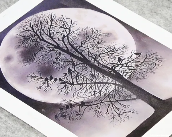  عکس نقاشی سیاه قلم ساده