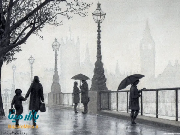  عکس نقاشی سیاه قلم ساده