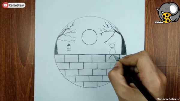  عکس نقاشی سیاه قلم ساده