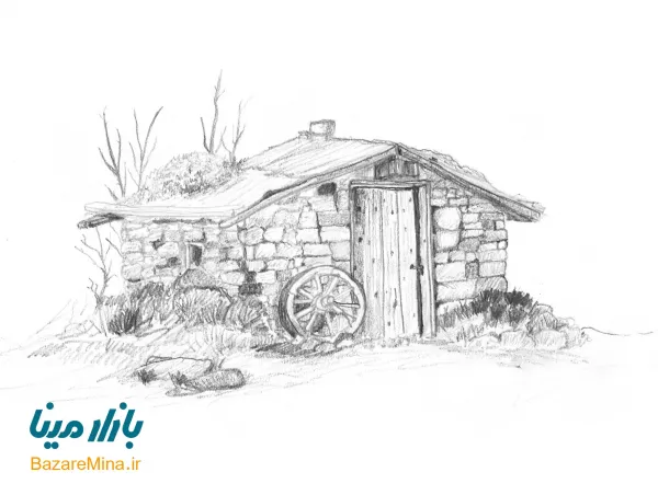  عکس نقاشی سیاه قلم ساده