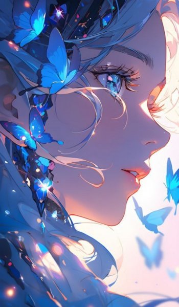  عکس دختر انیمه ای بامزه