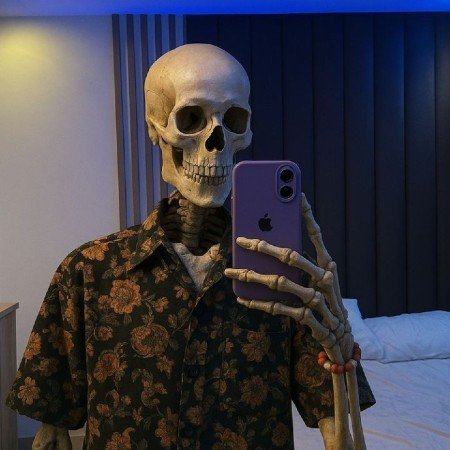  عکس اسکلت سیاه