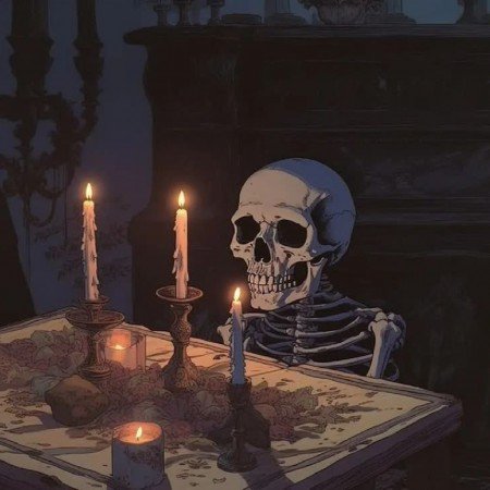  عکس اسکلت سیاه