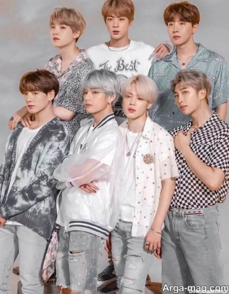  عکس از بی تی اس خفن با اسم