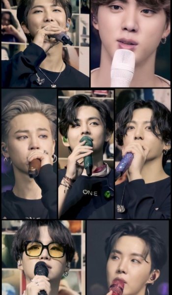  عکس بی تی اس بنفش