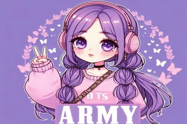  عکس بی تی اس دختر