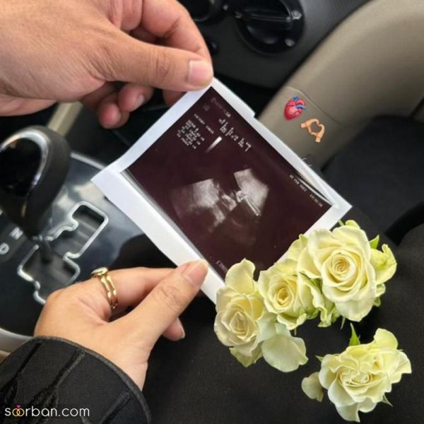 ژست عکس بارداری ایرانی