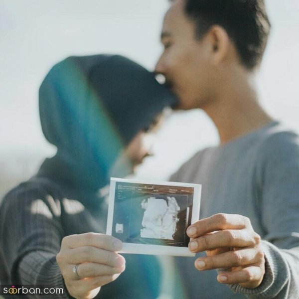  ژست عکس بارداری ایرانی