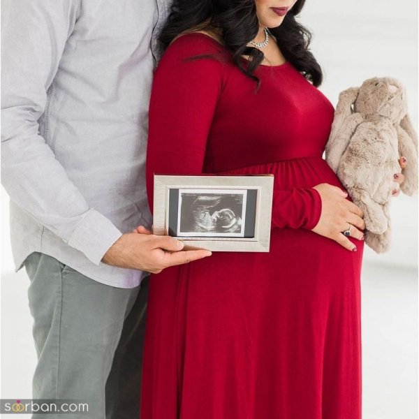  ژست عکس بارداری ایرانی