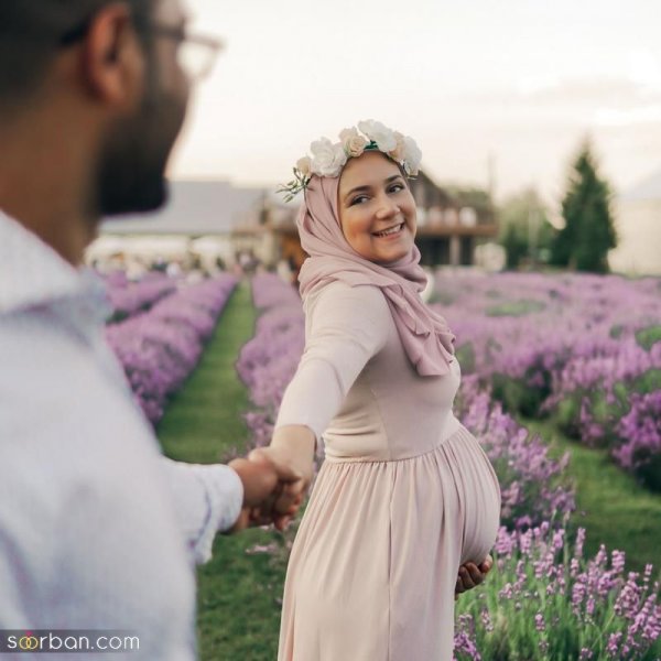  ژست عکس بارداری ایرانی