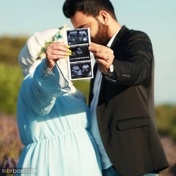  ژست عکس بارداری ایرانی