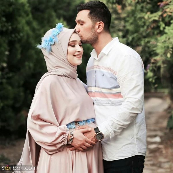  ژست عکس بارداری ایرانی