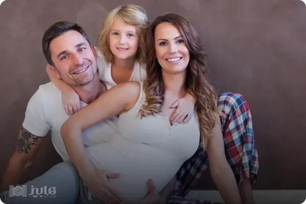  عکس بارداری عاشقانه