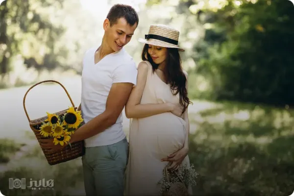  عکس بارداری عاشقانه