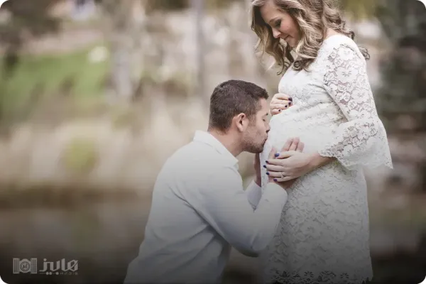  عکس بارداری عاشقانه