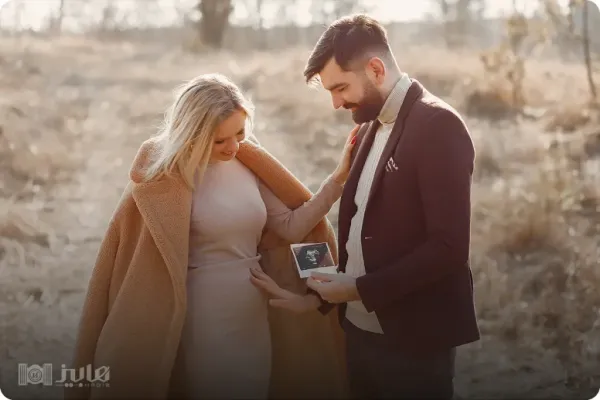  عکس بارداری عاشقانه