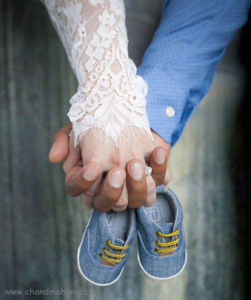  ژست عکس بارداری با همسر