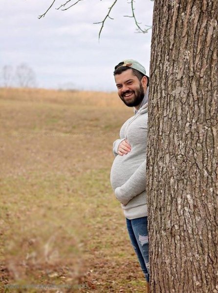  ژست عکس بارداری با همسر