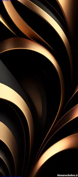  تصویر زمینه مشکی طلایی