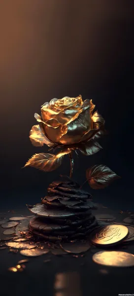  تصویر زمینه مشکی طلایی