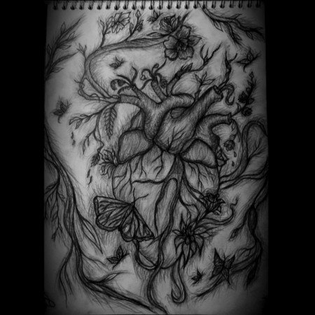  عکس های طراحی سیاه قلم