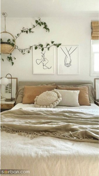  عکس اتاق خواب ساده ایرانی