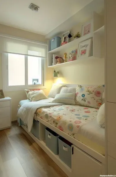 عکس اتاق خواب ساده ایرانی دخترانه