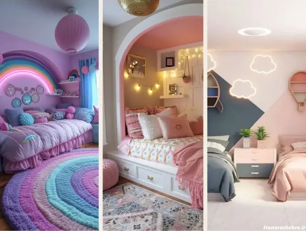  عکس اتاق خواب ساده ایرانی دخترانه