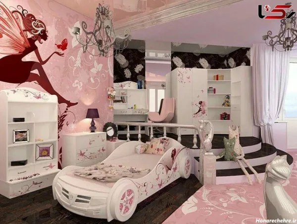  عکس اتاق خواب ساده ایرانی دخترانه