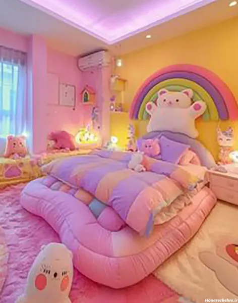  عکس اتاق خواب ساده ایرانی دخترانه