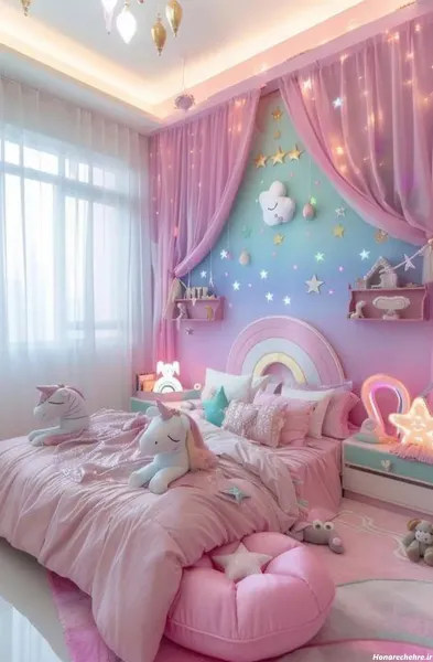  عکس اتاق خواب ساده ایرانی دخترانه