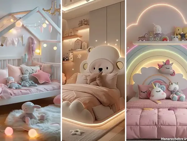  عکس اتاق خواب ساده ایرانی دخترانه