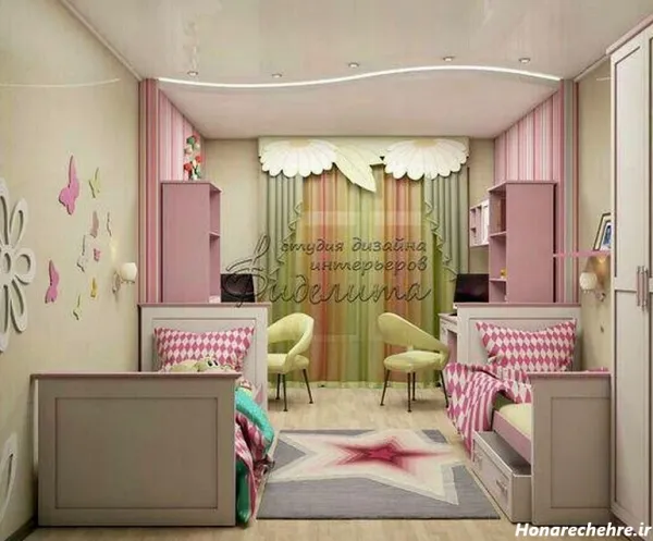  عکس اتاق خواب ساده ایرانی دخترانه