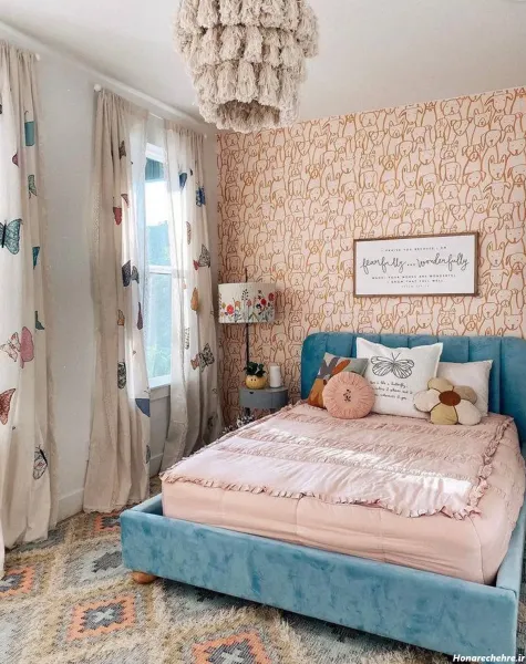  عکس اتاق خواب ساده ایرانی دخترانه