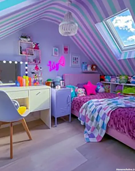  عکس اتاق خواب ساده ایرانی دخترانه