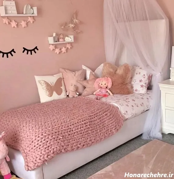  عکس اتاق خواب ساده ایرانی دخترانه