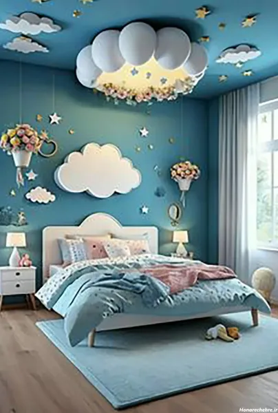  عکس اتاق خواب ساده ایرانی دخترانه