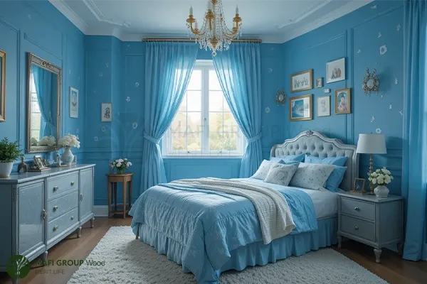 عکس اتاق خواب دخترانه شیک خارجی