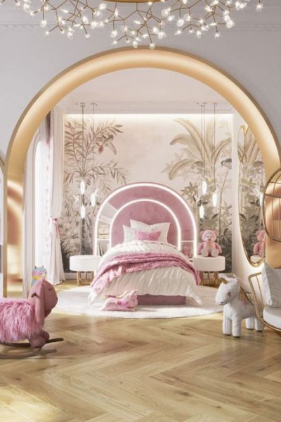 عکس اتاق خواب دخترانه ساده