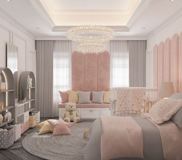  عکس اتاق خواب دخترانه رویایی