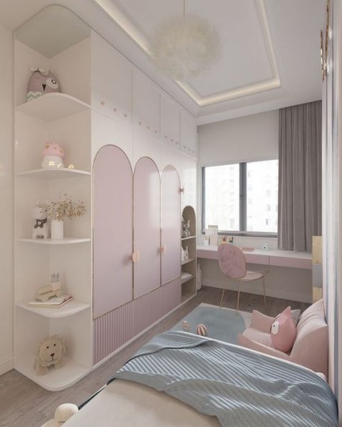  عکس اتاق خواب دخترانه رویایی