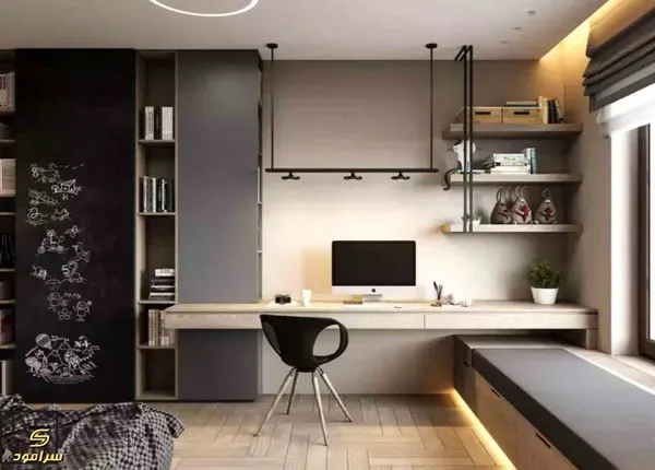  عکس اتاق خواب پسرانه ساده ایرانی