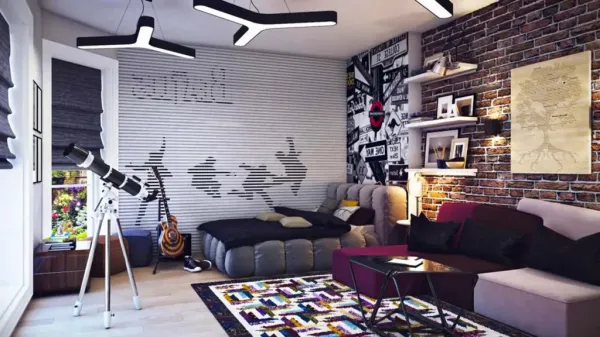 عکس اتاق خواب پسرانه خفن