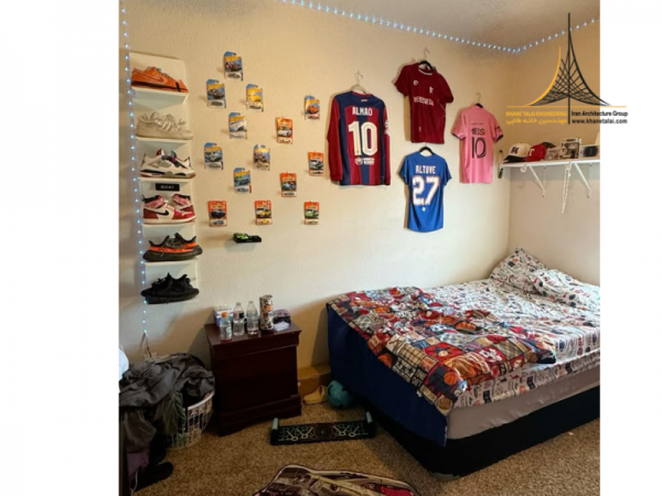  عکس اتاق خواب پسرانه ساده و زیبا