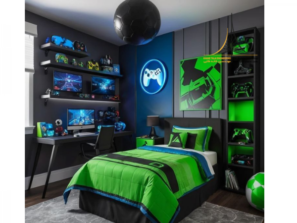  عکس اتاق خواب پسرانه ساده و زیبا