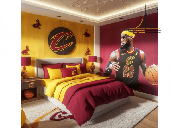  عکس اتاق خواب پسرانه ساده و زیبا